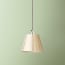 7 inch pendant lamp shade in gold ripples hand painted card