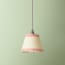 7 inch pendant lamp shade in scarlet arrows hand painted card