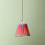 7 inch pendant lamp shade in pink Ikat by Matthew Williamson