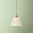 7 inch pendant lamp shade in gray Ferns