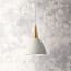 Giorgio pendant shade in stone with stone interior