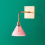 Stevie Wall fixture in antiqued Brass
