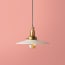 Cecilia ceramic pendant shade in natural plaster