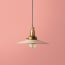 Cecilia ceramic pendant shade in natural terracotta