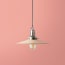 Cecilia ceramic pendant shade in natural teracotta