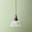Smaller Cupola pendant shade in clear prismatic glass