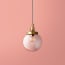 Smaller Espere pendant shade in clear glass
