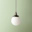 Smaller Espere pendant shade in opaline glass