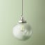 Larger Espere pendant shade in clear waffle glass