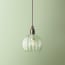 Smaller Pumpkin pendant shade in clear glass