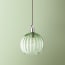 Regular Pumpkin pendant shade in clear glass