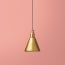 Stanlette pendant shade in antique brass