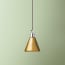 Stanlette pendant shade in antique brass