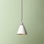 Stanlette pendant shade in stone with copper interior