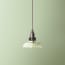 Smaller Swurly pendant shade in clear glass