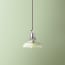 Smaller Swurly pendant shade in clear glass