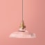 Larger Swurly pendant shade in clear glass