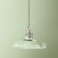 Larger Swurly pendant shade in clear glass