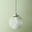 Larger Espere pendant shade in prismatic glass