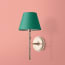Larger Single chukka wall fixture in antiqued brass