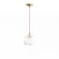 Elbow Rechargeable pendant kit in antique brass