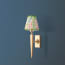 Trafalgar wall fixture in antiqued brass
