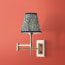 Cagney Wall fixture in antiqued brass