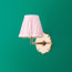 Single Insignia cordless wall fixture in antique brass