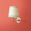 Mini Elbow cordless wall fixture in antique brass
