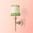 Brighton wall fixture in antiqued brass