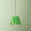 7 inch pendant shade in green harlequin by Matthew Williamson