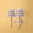 Double Chukka Wall fixture in antiqued brass