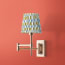 Cagney Wall fixture in antiqued brass