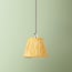 7 inch pendant shade in calendula chalk stripes
