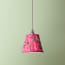 7 inch pendant shade in pink Paisley by Matthew Williamson