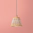 7 inch pendant shade in pink 'Poppies' by Ellen Merchant