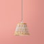 7 inch pendant shade in pink 'Poppies' by Ellen Merchant