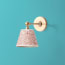 Elbow wall fixture in antiqued brass