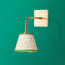 Stevie Wall fixture in antiqued Brass