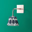 Stevie Wall fixture in antiqued Silver