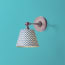 Elbow wall fixture in bronze