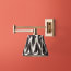 Lacey Wall fixture in antiqued brass