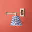 Lacey Wall fixture in antiqued brass