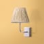 Matchbox cordless wall fitting in antique silver