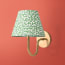 Quingo cordless wall fixture in brass