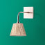 Stevie Wall fixture in antiqued Silver