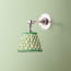Mumford wall fixture in antiqued silver