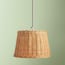 12 inch pendant shade in natural rattan