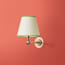 Mini Elbow cordless wall fixture in antique brass