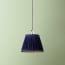 7 inch Pendant Shade in Royal Blue silk velvet